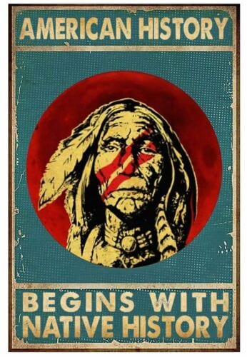 Native American Poster, Canvas